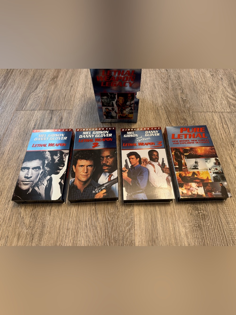 Lethal Weapon Director's Cut Classic Action VHS Boxed Set